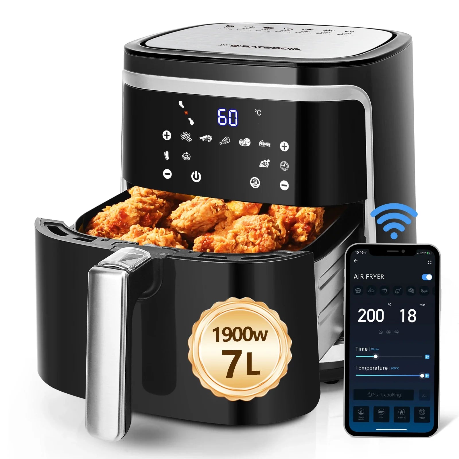 Aigostar Smart Kitchen Air Fryer