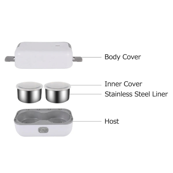 Portable Warm-Up Lunch Box